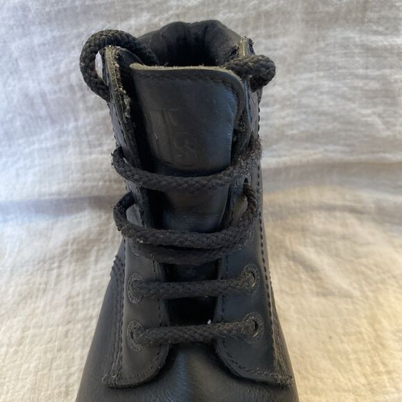 Vintage Doc Dr Martens Hiking Boots Men’s Size 6 Black DM’s Made In England 8732 main image 10